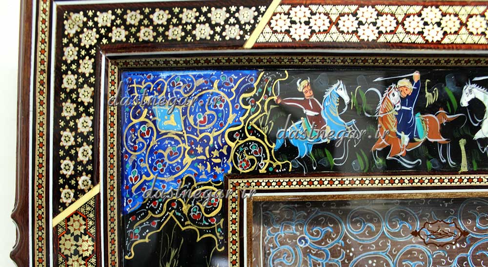 ساعت خاتم کاری کد 137  	تزئینی تزیینی دکوراتیو دکوری جدید به روز خاص هنری زیبا لوکس شیک سنتی عروس جهیزیه پذیرایی اتاق خواب دست ساز صفحه سفید طرح دار عقربه ای عقربه دار صنایع دستی