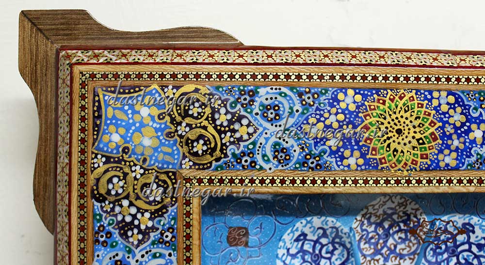 ساعت خاتم کاری کد 138  	تزئینی تزیینی دکوراتیو دکوری جدید به روز خاص هنری زیبا لوکس شیک سنتی عروس جهیزیه پذیرایی اتاق خواب دست ساز صفحه سفید طرح دار عقربه ای عقربه دار صنایع دستی