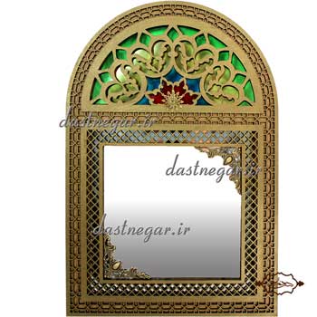 آینه طرح درب سنتی