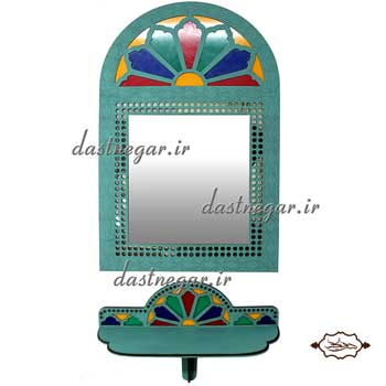 آینه و کنسول طرح درب سنتی