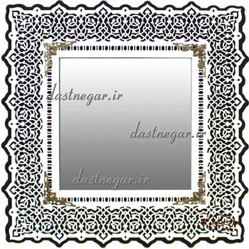 آینه طرح گره اسلیمی