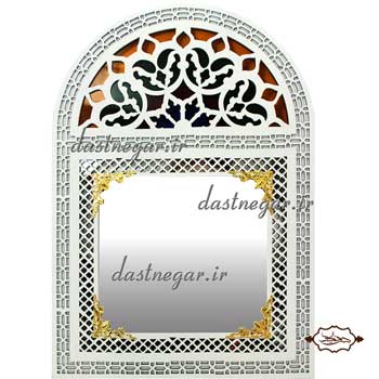 آینه طرح گره درب سنتی