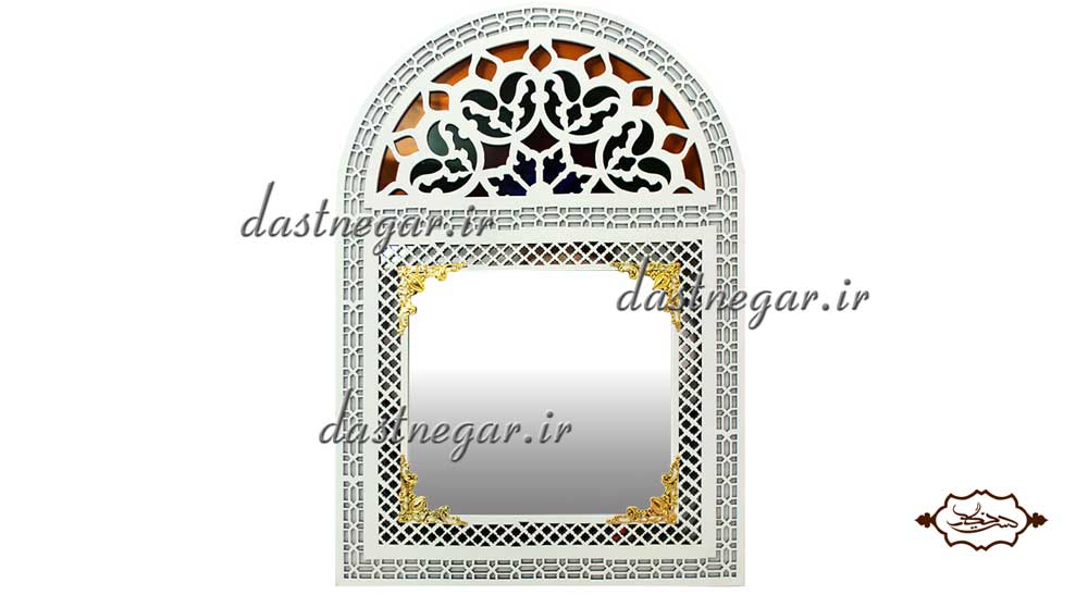 آینه طرح گره درب سنتی منزل کاربردیاتاق خواب دم در پذیرایی هنری دکوری دکوراتیو جهیزیه عروس قیمت زیبا جدید فروشی به روز خاص شیک دیواری روی دیوار صنایع دستی طرح درب پنجره سنتی چوبی