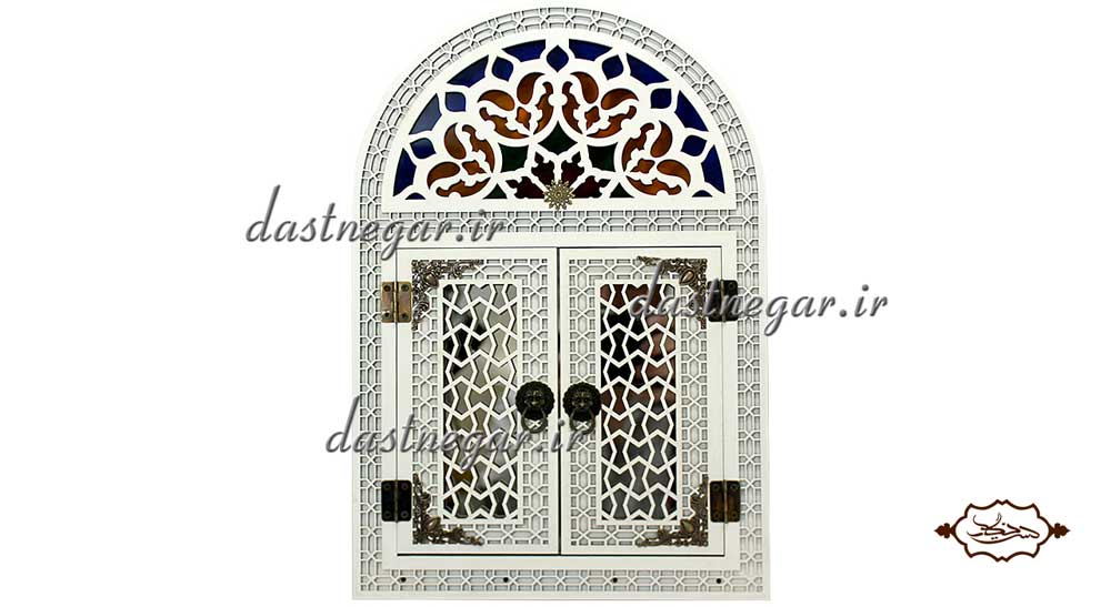 آینه طرح گره درب سنتی منزل کاربردیاتاق خواب دم در پذیرایی هنری دکوری دکوراتیو جهیزیه عروس قیمت زیبا جدید فروشی به روز خاص شیک دیواری روی دیوار صنایع دستی طرح درب پنجره سنتی چوبی