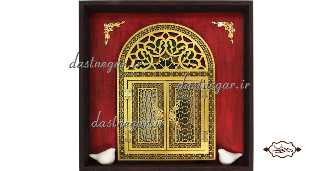 آینه و جاکلیدی طرح گره درب سنتی و توتو منزل کاربردیاتاق خواب دم در پذیرایی هنری دکوری دکوراتیو جهیزیه عروس قیمت زیبا جدید فروشی به روز خاص شیک دیواری روی دیوار صنایع دستی طرح درب پنجره سنتی چوبی
