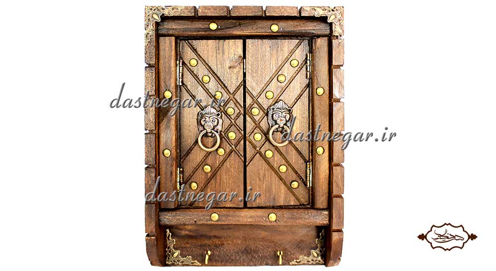 جاکلیدی طرح گره درب سنتی کد210 دیواری جدید خاص دست ساز سنتی صنایع دستی صندوق جعبه ای مدرن فانتری