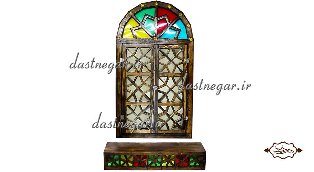 آینه و کنسول دیواری گره چینی کد  216 منزل کاربردیاتاق خواب دم در پذیرایی هنری دکوری دکوراتیو جهیزیه عروس قیمت زیبا جدید فروشی به روز خاص شیک قدی قدنما ایستاده دیواری روی دیوار صنایع دستی دست ساز طرح پنجره طرح سنتی طرح درب سنتی           چوبی