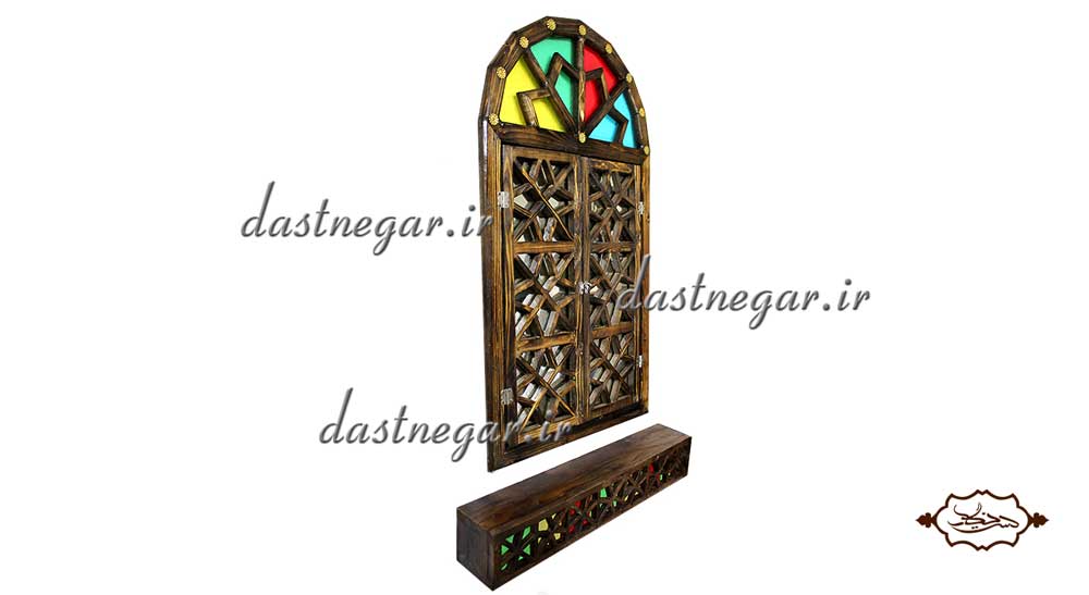 آینه و کنسول دیواری گره چینی کد  216 منزل کاربردیاتاق خواب دم در پذیرایی هنری دکوری دکوراتیو جهیزیه عروس قیمت زیبا جدید فروشی به روز خاص شیک قدی قدنما ایستاده دیواری روی دیوار صنایع دستی دست ساز طرح پنجره طرح سنتی طرح درب سنتی           چوبی