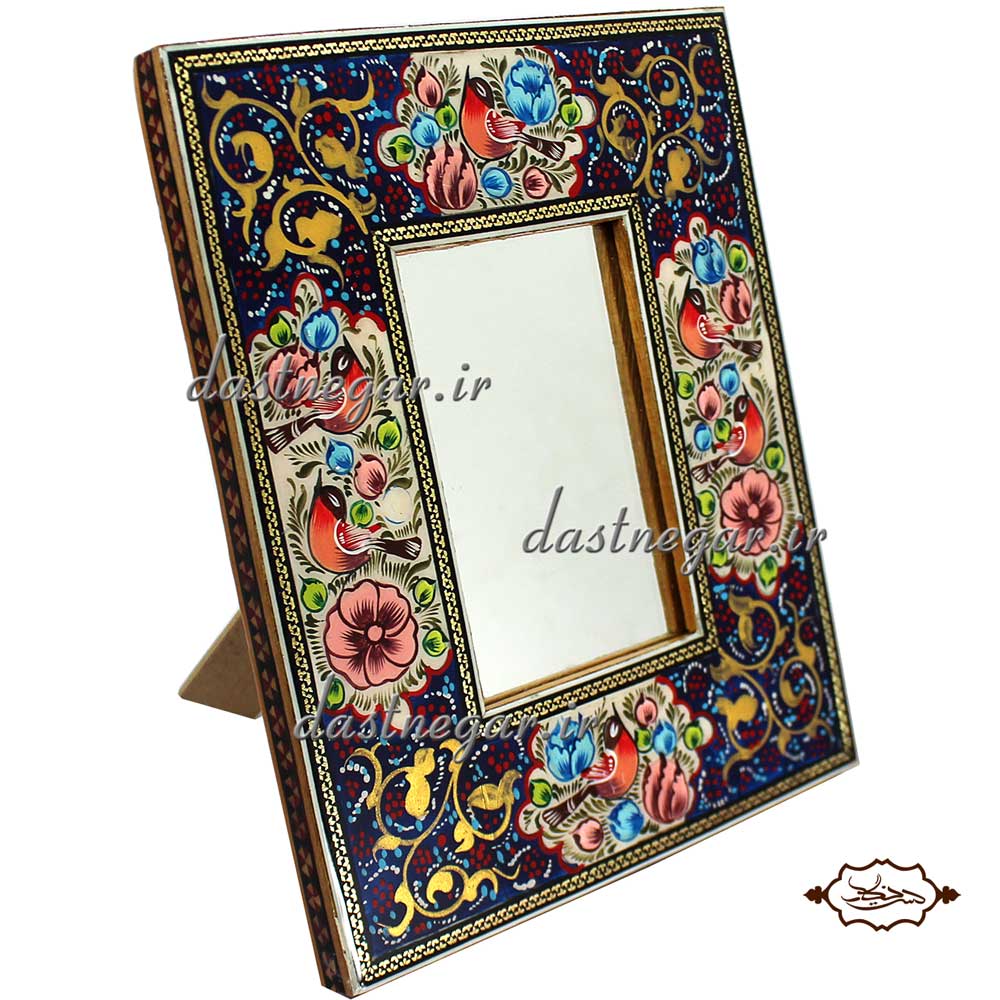 آینه رومیزی خاتم کاری کد 87 رومیزی اتاق خواب روی میز سنتی صنایع دستی طرح سنتی چوبی دکوراتیو جهیزیه عروس قیمت زیبا جدید فروشی