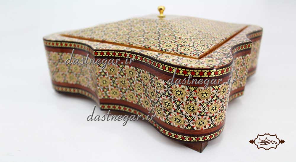 شکلات خوری خاتم کاری کد 101 