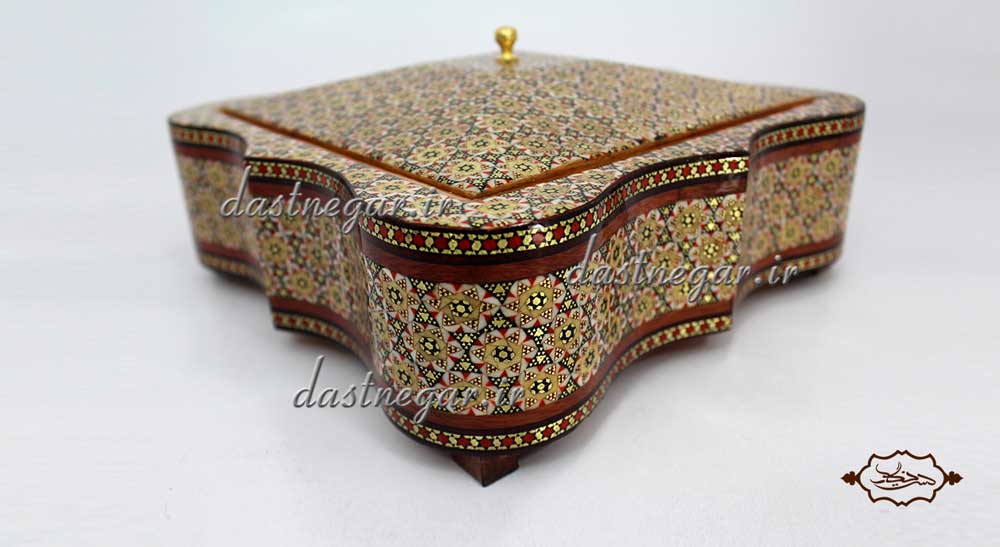 شکلات خوری خاتم کاری کد 101 