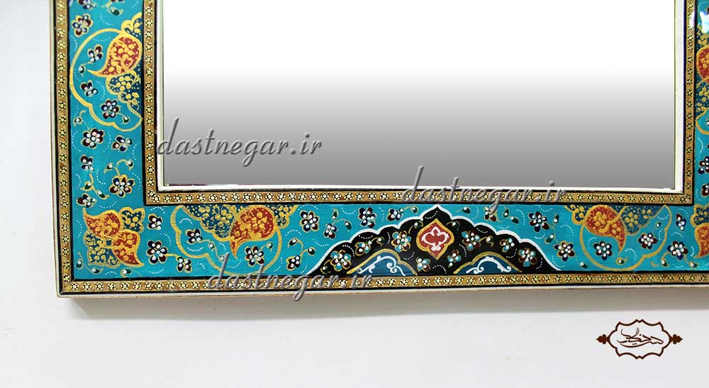 آینه دیواری خاتم کاری کد 107 قدی قدنما ایستاده اتاق خواب دیواری روی دیوار سنتی صنایع دستی طرح سنتی چوبی دکوراتیو جهیزیه عروس قیمت زیبا جدید فروشی