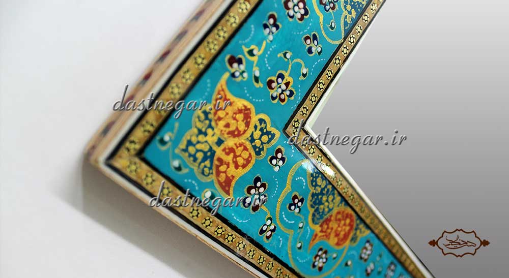 آینه دیواری خاتم کاری کد 107 قدی قدنما ایستاده اتاق خواب دیواری روی دیوار سنتی صنایع دستی طرح سنتی چوبی دکوراتیو جهیزیه عروس قیمت زیبا جدید فروشی