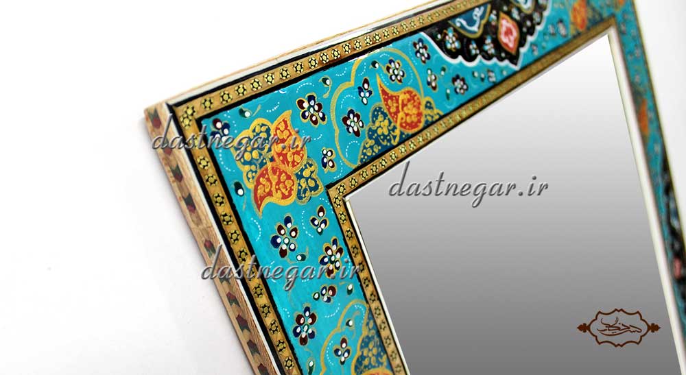 آینه دیواری خاتم کاری کد 107 قدی قدنما ایستاده اتاق خواب دیواری روی دیوار سنتی صنایع دستی طرح سنتی چوبی دکوراتیو جهیزیه عروس قیمت زیبا جدید فروشی
