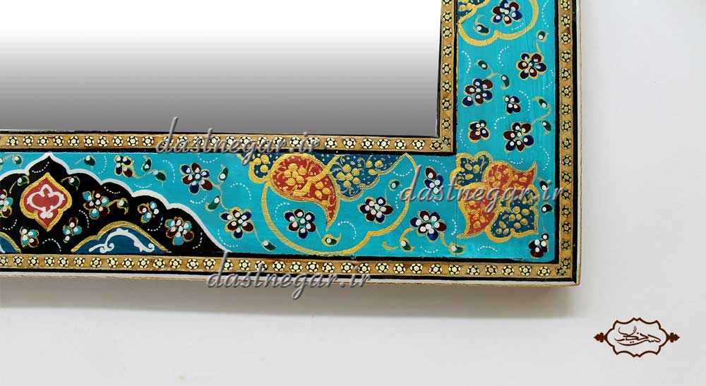 آینه دیواری خاتم کاری کد 107 قدی قدنما ایستاده اتاق خواب دیواری روی دیوار سنتی صنایع دستی طرح سنتی چوبی دکوراتیو جهیزیه عروس قیمت زیبا جدید فروشی