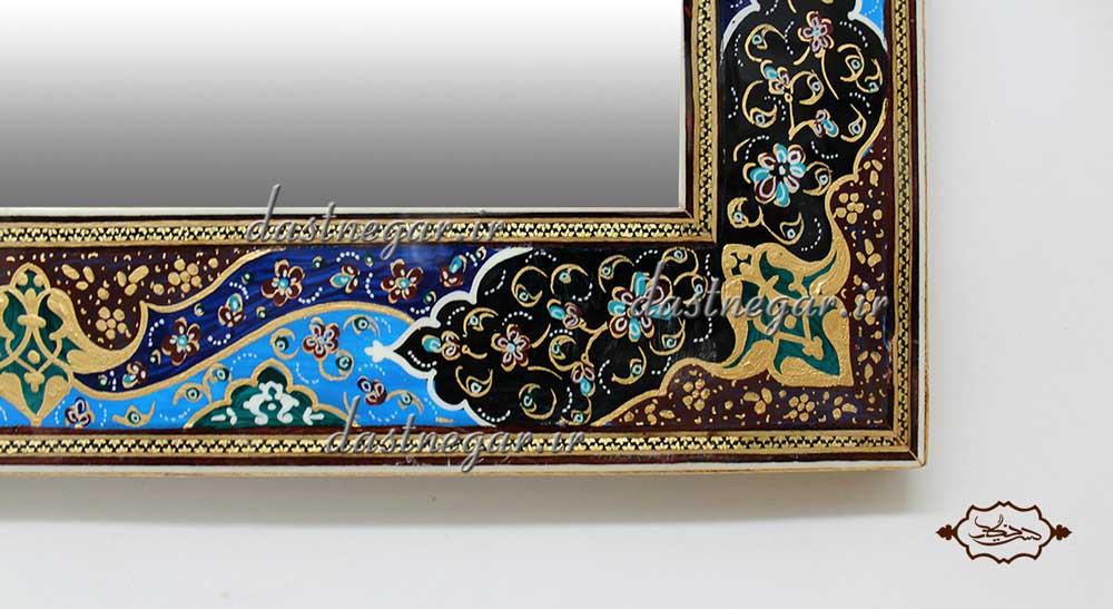 آینه دیواری خاتم کاری کد 108 قدی قدنما ایستاده اتاق خواب دیواری روی دیوار سنتی صنایع دستی طرح سنتی چوبی دکوراتیو جهیزیه عروس قیمت زیبا جدید فروشی