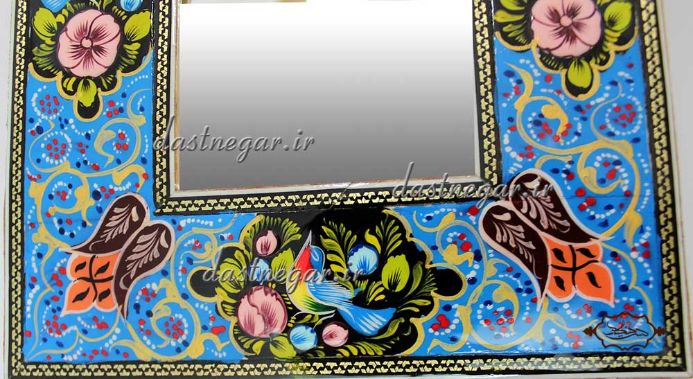 آینه دیواری خاتم کاری کد 112 رومیزی اتاق خواب روی میز سنتی صنایع دستی طرح سنتی چوبی دکوراتیو جهیزیه عروس قیمت زیبا جدید فروشی