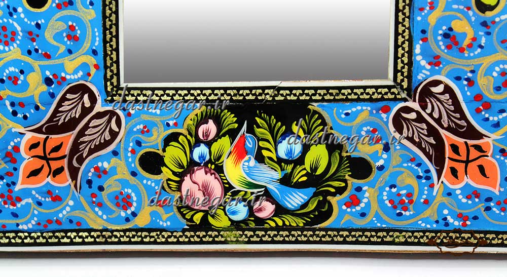 آینه دیواری خاتم کاری کد 112 رومیزی اتاق خواب روی میز سنتی صنایع دستی طرح سنتی چوبی دکوراتیو جهیزیه عروس قیمت زیبا جدید فروشی