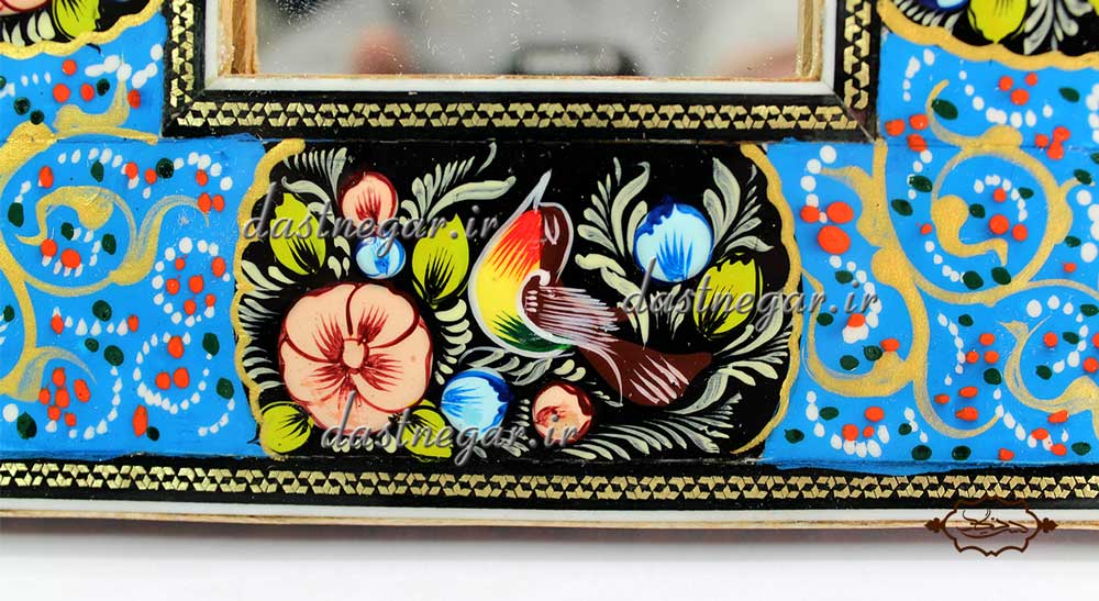 آینه رومیزی خاتم کاری کد 113 رومیزی اتاق خواب روی میز سنتی صنایع دستی طرح سنتی چوبی دکوراتیو جهیزیه عروس قیمت زیبا جدید فروشی