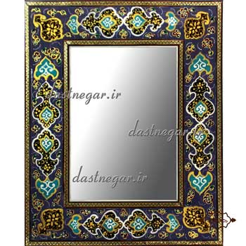 آینه رومیزی خاتم کاری کد 117