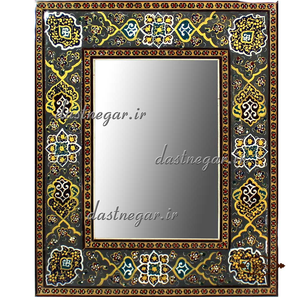 آینه رومیزی خاتم کاری کد 119 رومیزی اتاق خواب روی میز سنتی صنایع دستی طرح سنتی چوبی دکوراتیو جهیزیه عروس قیمت زیبا جدید فروشی