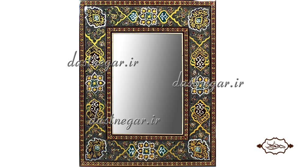 آینه رومیزی خاتم کاری کد 119 رومیزی اتاق خواب روی میز سنتی صنایع دستی طرح سنتی چوبی دکوراتیو جهیزیه عروس قیمت زیبا جدید فروشی