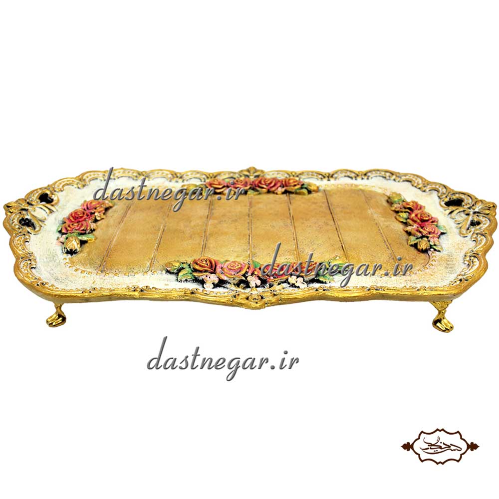 سینی تزیینی کد 228 سینی حلقه تزئینی تزیینی دکوراتیو دکوری جدید خاص هنری زیبا مدرن لوکس شیک کلاسیک عروس منزل پذیرایی حلقه نامزدی عروسی خواستگاری بله برون جهیزیه