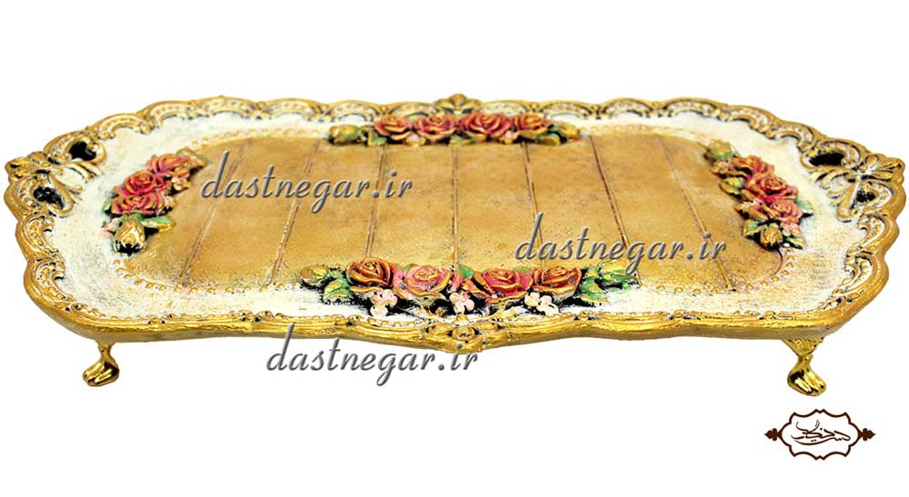 سینی تزیینی کد 228 سینی حلقه تزئینی تزیینی دکوراتیو دکوری جدید خاص هنری زیبا مدرن لوکس شیک کلاسیک عروس منزل پذیرایی حلقه نامزدی عروسی خواستگاری بله برون جهیزیه