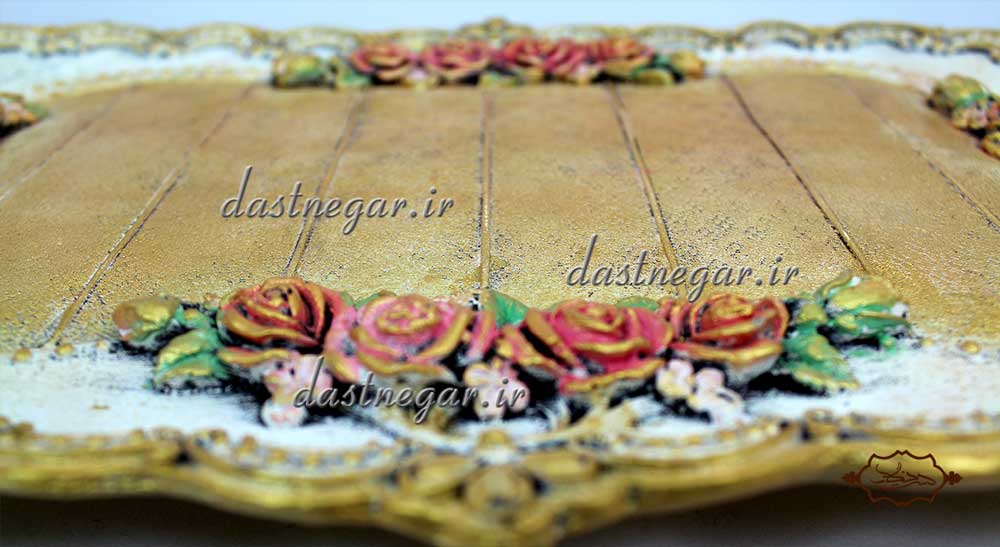 سینی تزیینی کد 228 سینی حلقه تزئینی تزیینی دکوراتیو دکوری جدید خاص هنری زیبا مدرن لوکس شیک کلاسیک عروس منزل پذیرایی حلقه نامزدی عروسی خواستگاری بله برون جهیزیه
