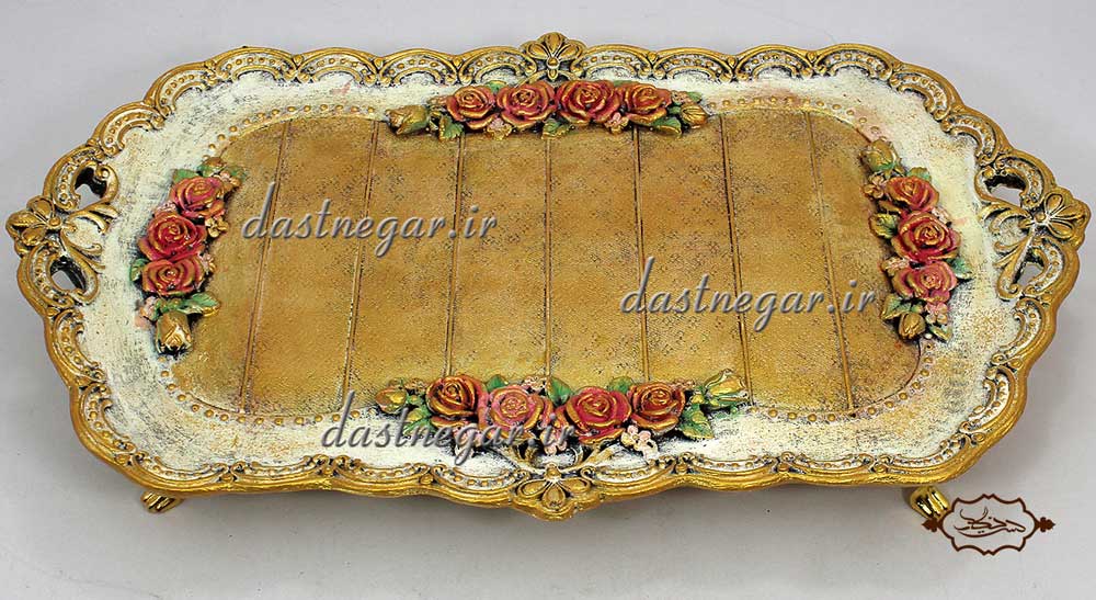 سینی تزیینی کد 228 سینی حلقه تزئینی تزیینی دکوراتیو دکوری جدید خاص هنری زیبا مدرن لوکس شیک کلاسیک عروس منزل پذیرایی حلقه نامزدی عروسی خواستگاری بله برون جهیزیه