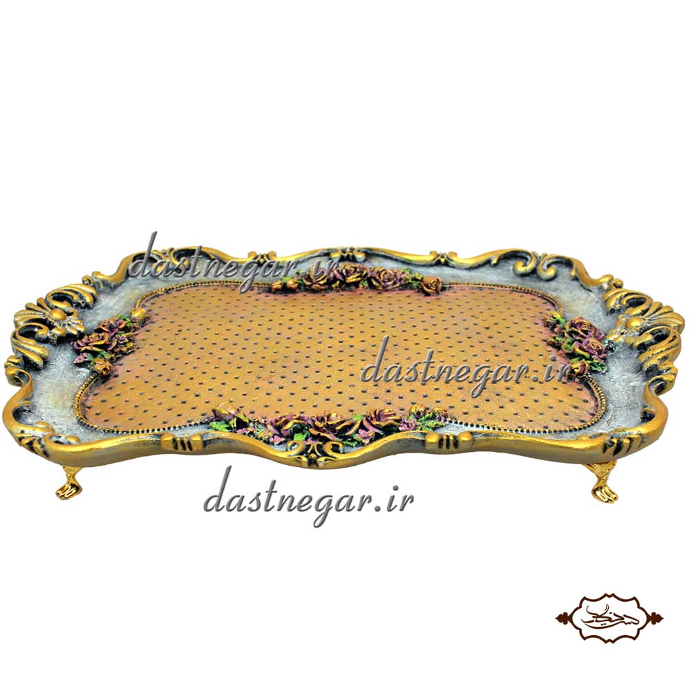 سینی تزیینی کد 229 سینی حلقه تزئینی تزیینی دکوراتیو دکوری جدید خاص هنری زیبا مدرن لوکس شیک کلاسیک عروس منزل پذیرایی حلقه نامزدی عروسی خواستگاری بله برون جهیزیه