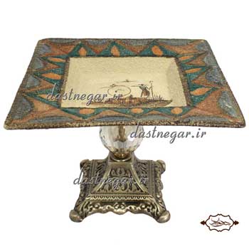 شیرینی خوری پایه دار سرامیکی کد 242