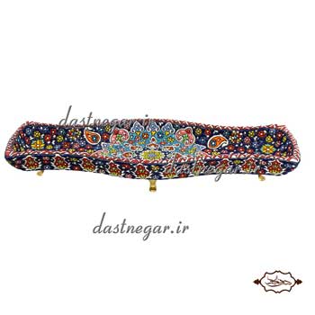 شیرینی خوری میناکاری پایه دار کد 273