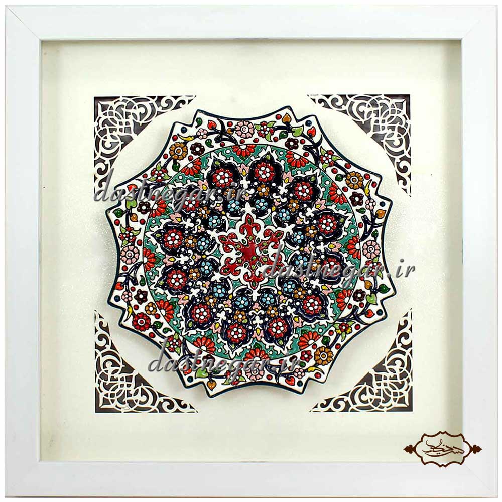 دیوارکوب میناکاری کد 296 تزئینی تزیینی دکوراتیو دکوری جدید به روز خاص هنری زیبا مدرن سلطنتی لوکس شیک کلاسیک لاکچری عروس جهیزیه اتاق خواب  پذیرایی منزل خانه  راهرو راه پله دست ساز