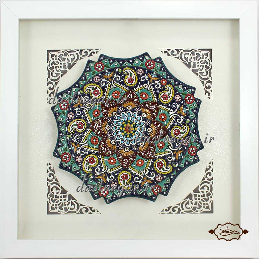 دیوارکوب میناکاری کد 297 تزئینی تزیینی دکوراتیو دکوری جدید به روز خاص هنری زیبا مدرن سلطنتی لوکس شیک کلاسیک لاکچری عروس جهیزیه اتاق خواب  پذیرایی منزل خانه  راهرو راه پله دست ساز