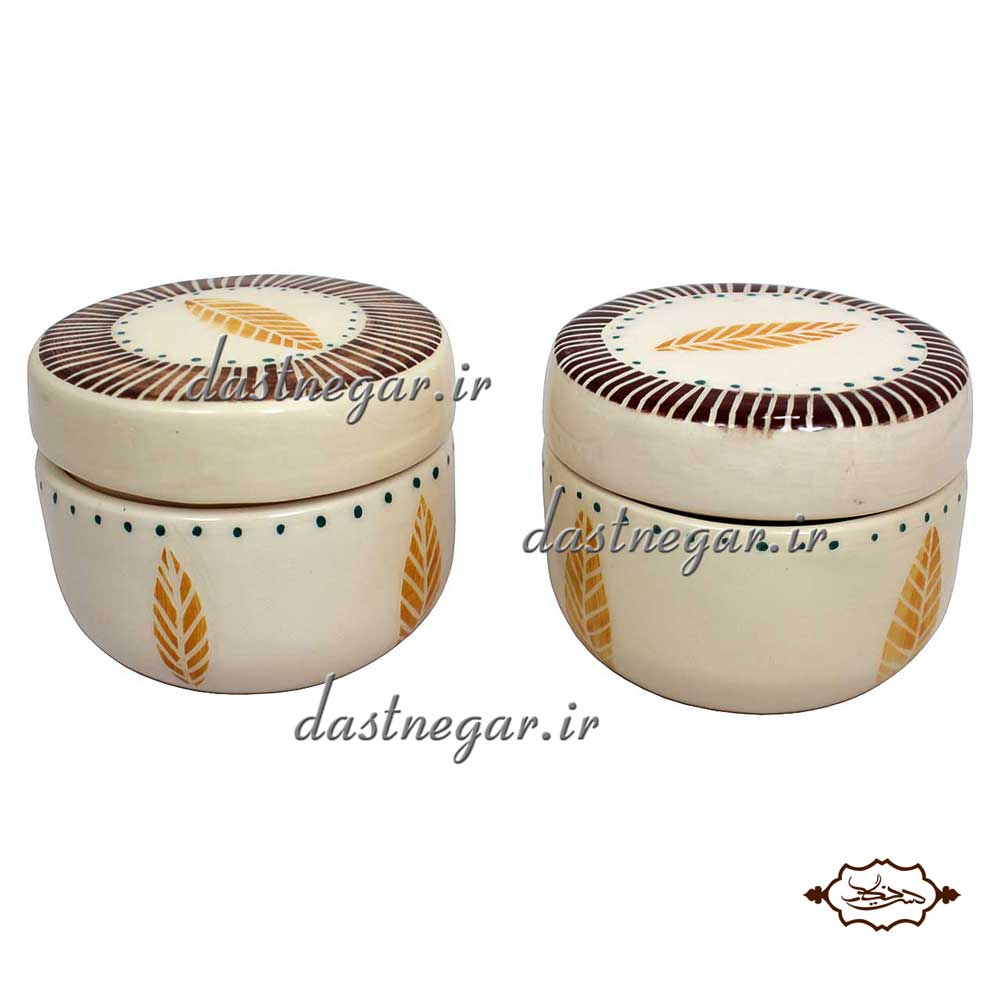 قندان سرامیکی ست دوتایی سرامیک