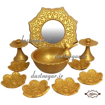 ظروف هفت سین طرح نخل 10 پارچه