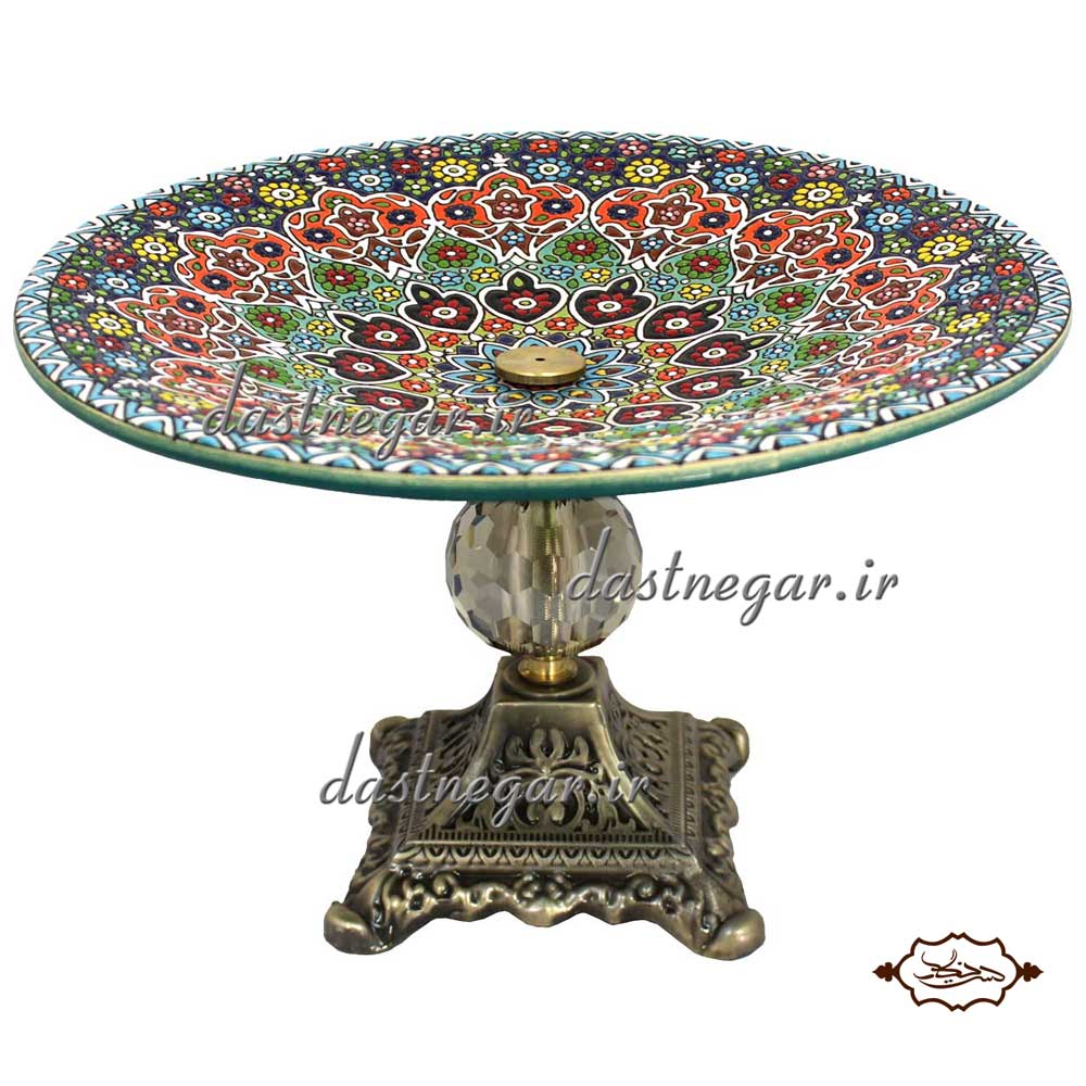 میوه خوری پایه دار میناکاری 
