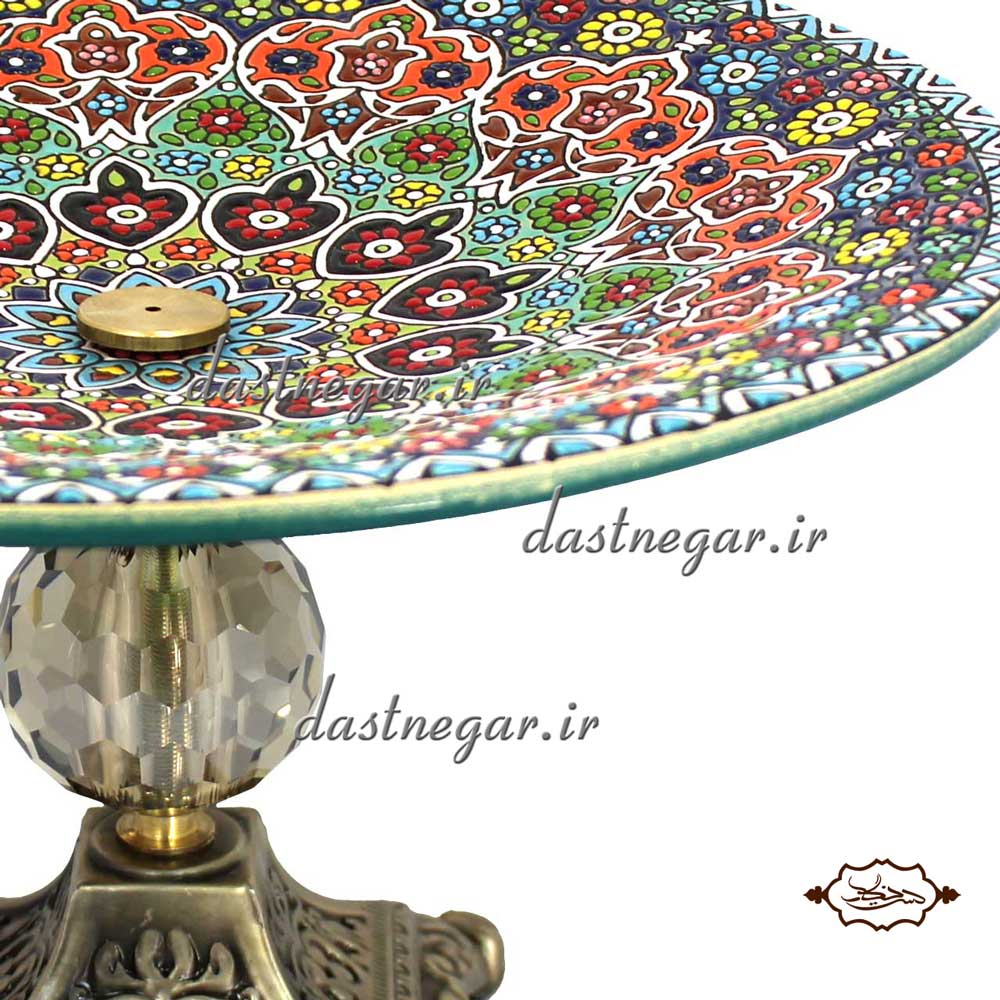 میوه خوری پایه دار میناکاری 