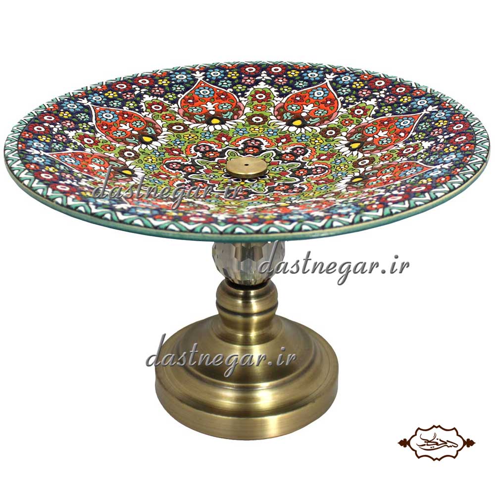 میوه خوری پایه دار میناکاری 