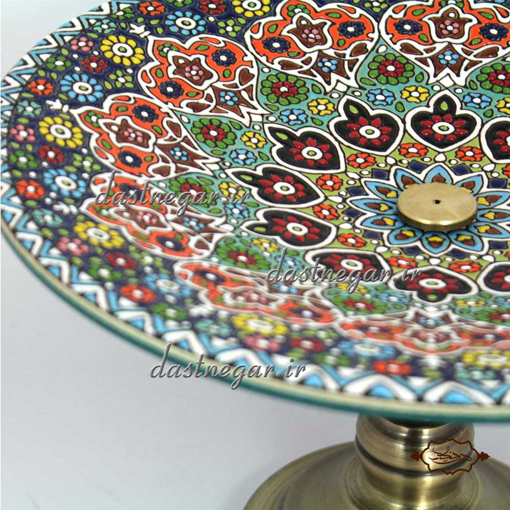 میوه خوری پایه دار میناکاری 