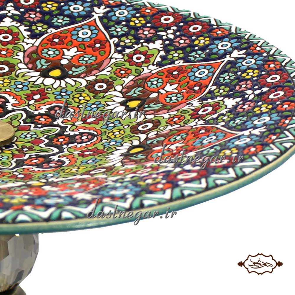 میوه خوری پایه دار میناکاری 