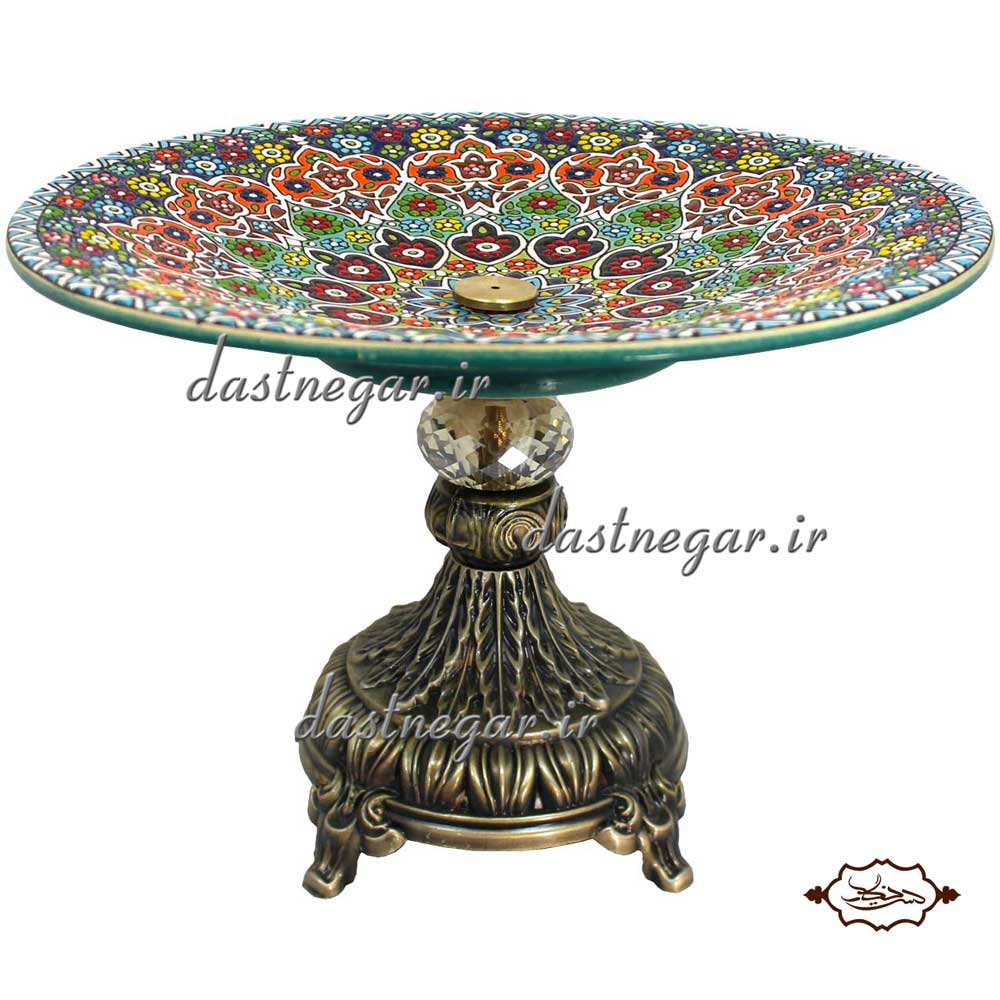 میوه خوری پایه دار میناکاری 