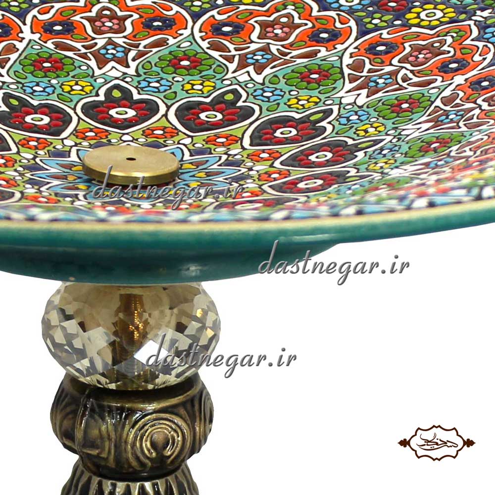 میوه خوری پایه دار میناکاری 