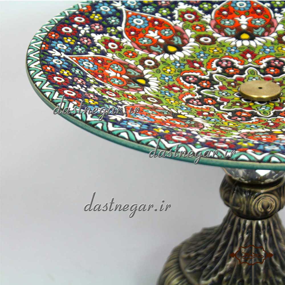 میوه خوری پایه دار میناکاری 