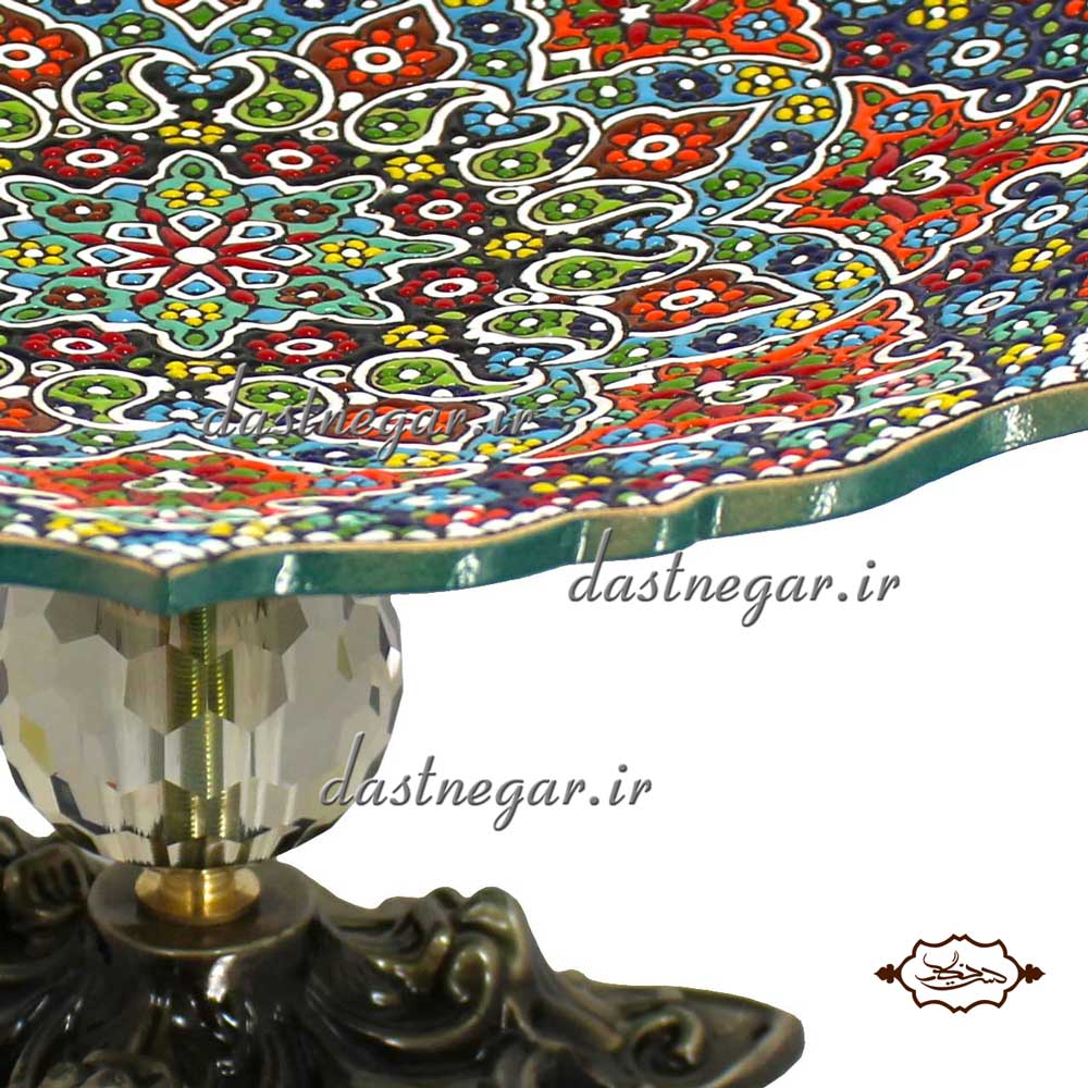 میوه خوری پایه دار میناکاری 