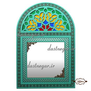 آینه طرح پنجره سنتی