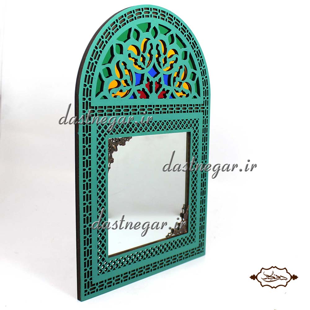 آینه طرح پنجره سنتی 