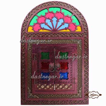 آینه طرح درب سنتی