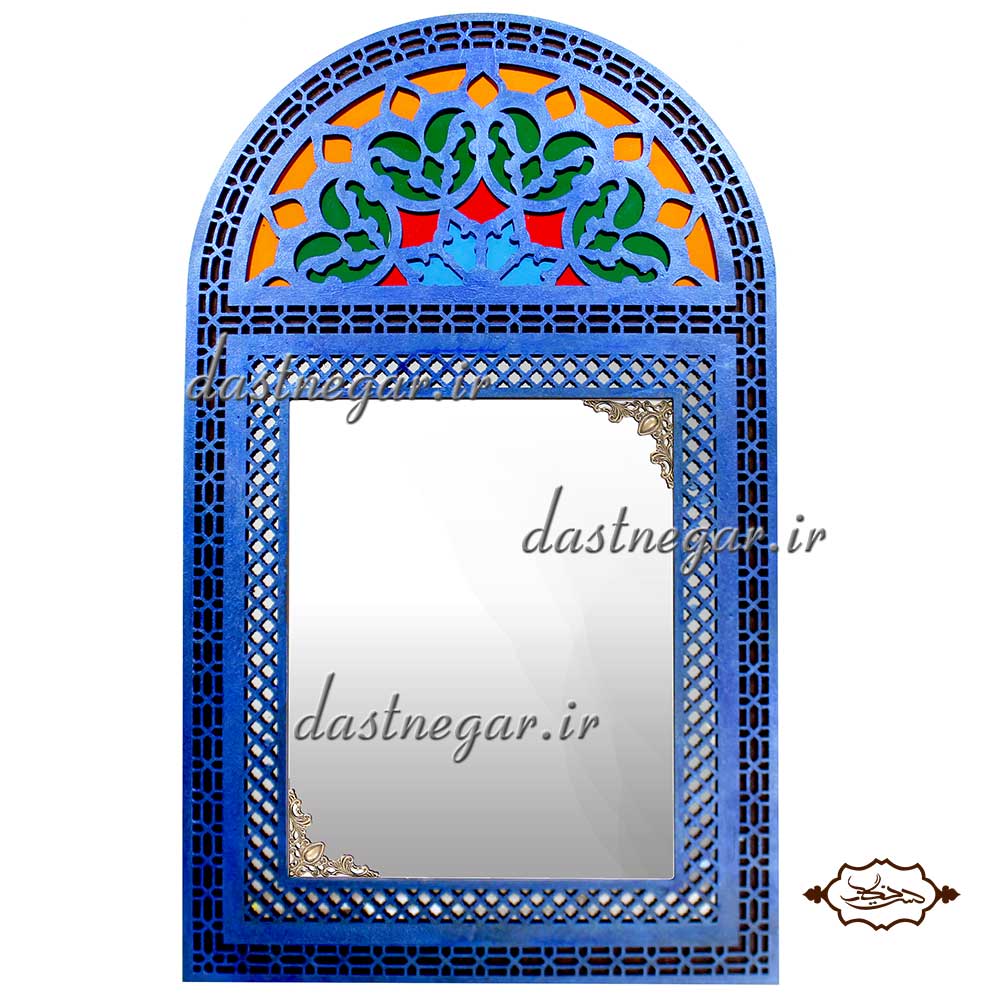 آینه طرح پنجره سنتی 